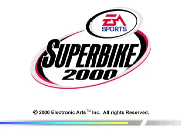 EA Sports Superbike 2000 (US) screen shot title